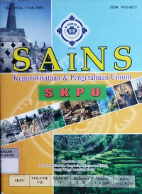 SAINS Kepariwisataan & Pengetahuan Umum Vol. 7, No. 1