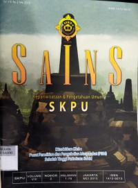 SAINS Kepariwisataan & Pengetahuan Umum Vol. 8, No. 2