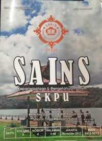 SAINS Kepariwisataan & Pengetahuan Umum (SKPU) Vol. 10, No. 4