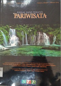 Jurnal Sains Terapan Pariwisata Vol. 4, No. 1