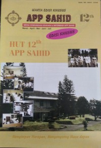 Image of Warta APP Sahid : Media Komunikasi Edukasi & Informasi APP Sahid, Ed. Khusus 1995