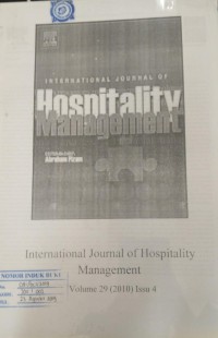 Image of International Journal of Hospitality Management Vol. 29, No. 4