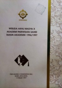 Wisuda 10 Politeknik Sahid 1998