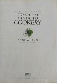 Readers Digest Complete Guide To Cookery