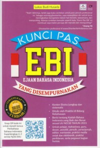 Kunci Pas EBI : Ejaan Bahasa Indonesia yang Disempurnakan