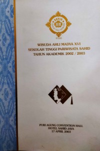 Wisuda 16 Politeknik Sahid 2003