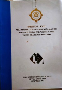 Wisuda 17 Politeknik Sahid 2004