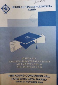 Wisuda 19 Politeknik Sahid 2005