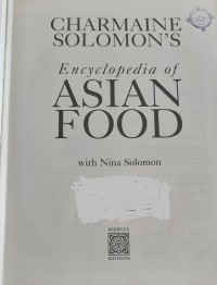 Encyclopedia Of Asian Food