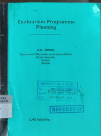 Ecotourism Programme Planning