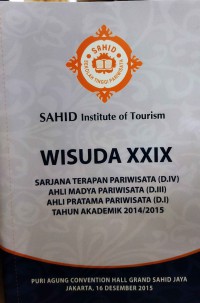 Wisuda 29 Politeknik Sahid 2015