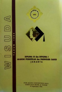 Wisuda 6 Politeknik Sahid 1994