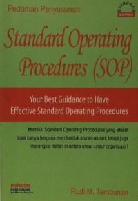 Image of Pedoman Penyusunan Standard Operating Procedures (SOP)