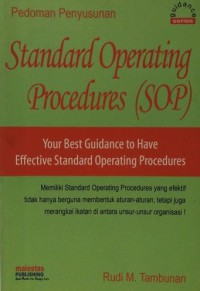 Pedoman Penyusunan Standard Operating Procedures (SOP)