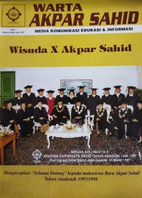 Warta Akpar Sahid : Media Komunikasi Edukasi & Informasi, Ed. 1997