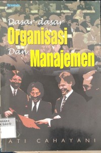 Image of Dasar-dasar Organisasi dan Manajemen