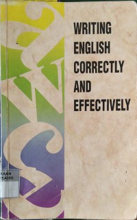 Image of Writing English Correctly and Effectively