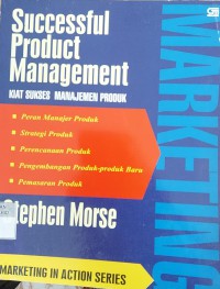 Image of Successful Product Management : Kiat Sukses Manajemen Produk