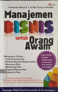 Image of Manajemen Bisnis untuk Orang Awam