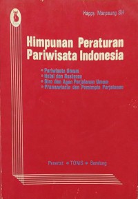 Image of Himpunan Peraturan Pariwisata Indonesia