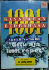 Image of 1001 Kesalahan Berbahasa