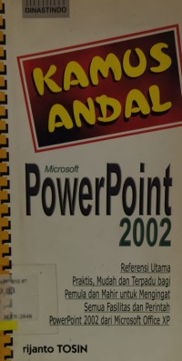 Image of Kamus Andal Microsoft PowerPoint 2002