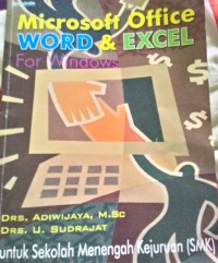 Image of Microsoft Office Word & Excel: For Windows