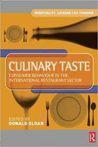 Image of Culinary Taste: Consumer Behaviour In The International Restaurant Sector