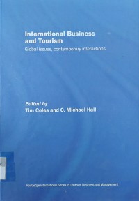 Image of International Business and Tourism: Global Issues, Contemporary Interactions