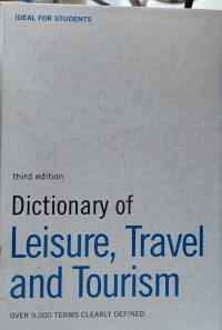 Image of Dictionary of Leisure, Travel and Tourism