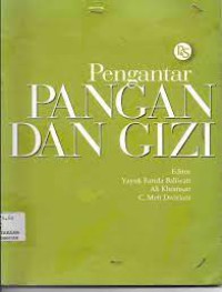 Image of Pengantar Pangan dan Gizi
