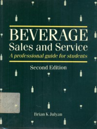 Image of Beverage Sales And Service: A Professional Guide For Student