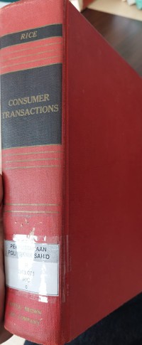 Image of Consumer Transactions
