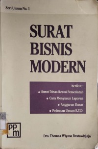 Image of Surat Bisnis Modern