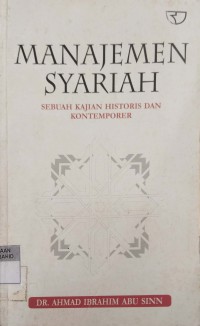 Image of Manajemen Syariah: Sebuah Kajian Historis dan Kontemporer