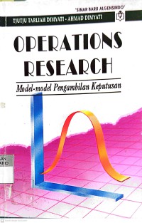Image of Operation Research: Model-Model Pengambilan Keputusan