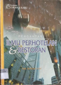 Image of Pengantar Ilmu Perhotelan & Restoran