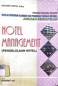 Image of Hotel Management: Pengelolaan Hotel
